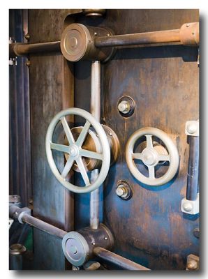 Old vault doors, .....