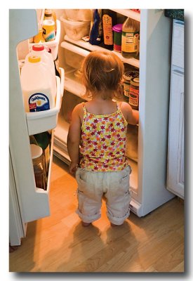 Find a place for your milk w/ all that STUFF!!
