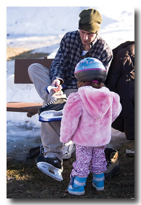 Then it's time to take the skates off.