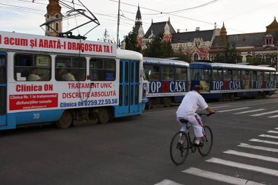 tram in Oradea