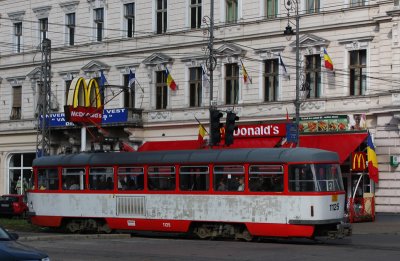 tram in Arad