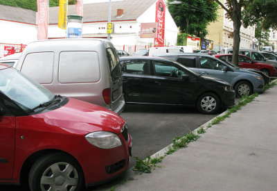 diagonal parking