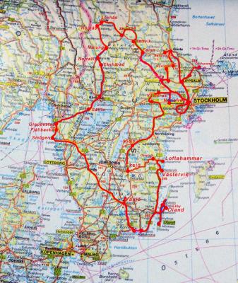 Sweden Route