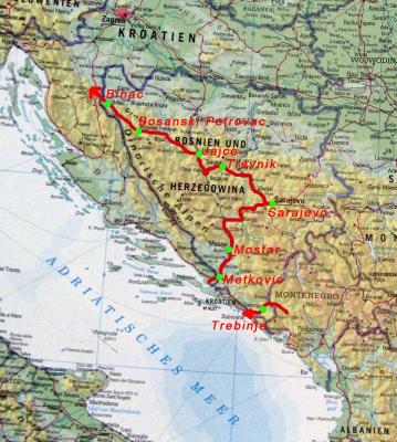 Bosnia Route