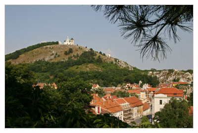 Blick auf Kalvarienberg