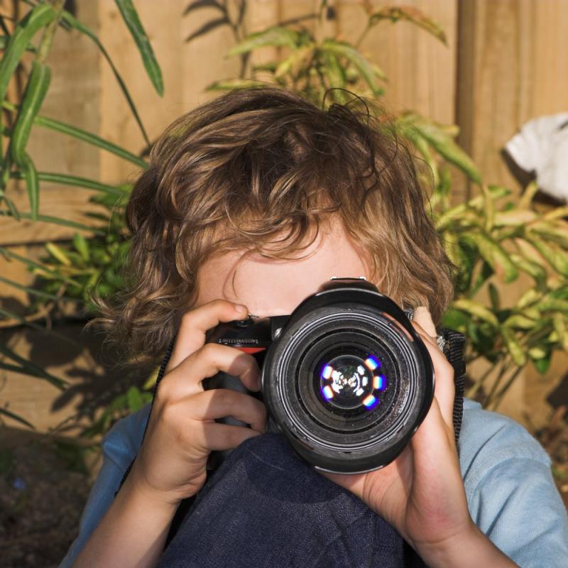 Oliver photographing me photographing him