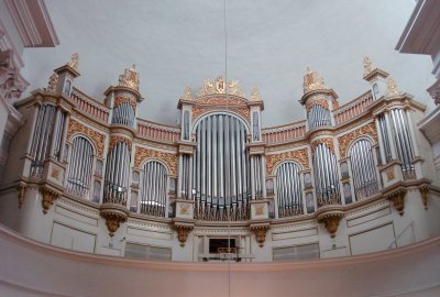 Organ inside Lutheran Church
