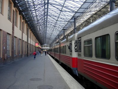 Inside the Train Station