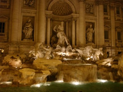 Trevi Fountain at Night