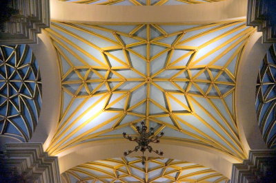 Inside the Cathedral-ceiling