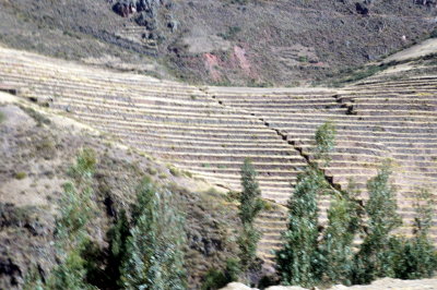 Inca ruins on the way to Pisac