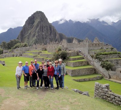 Machu Picchu-our tour group