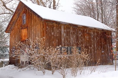 Barn At Center And Prospect.