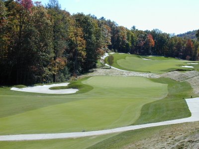 Foreground 11th Green, Background New 12th Hole