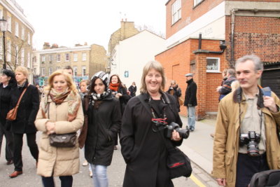 Phillip, Nancy and Pascale on Portobello Road...