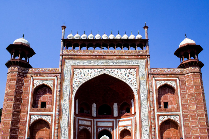 Main entrance gate at the Taj Mahal complex