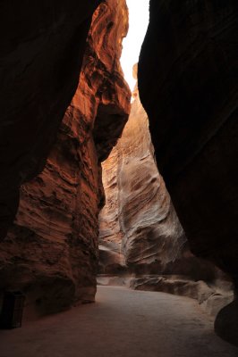 The Siq - entrance to Petra