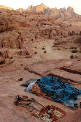 Sleeping Bedouins, Petra