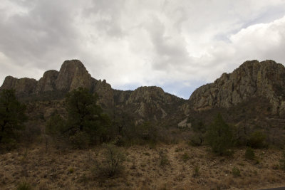 Wind Storm Clouds over the mountain