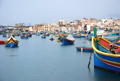 Marsaxlokk fishing village...