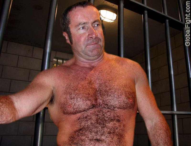 prisoners showering jail cell hairychest daddy.jpg