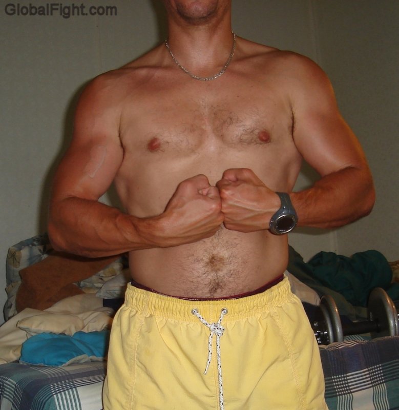 gay muscleman jock stud flexing biceps arms sweaty bodybuilder.jpg
