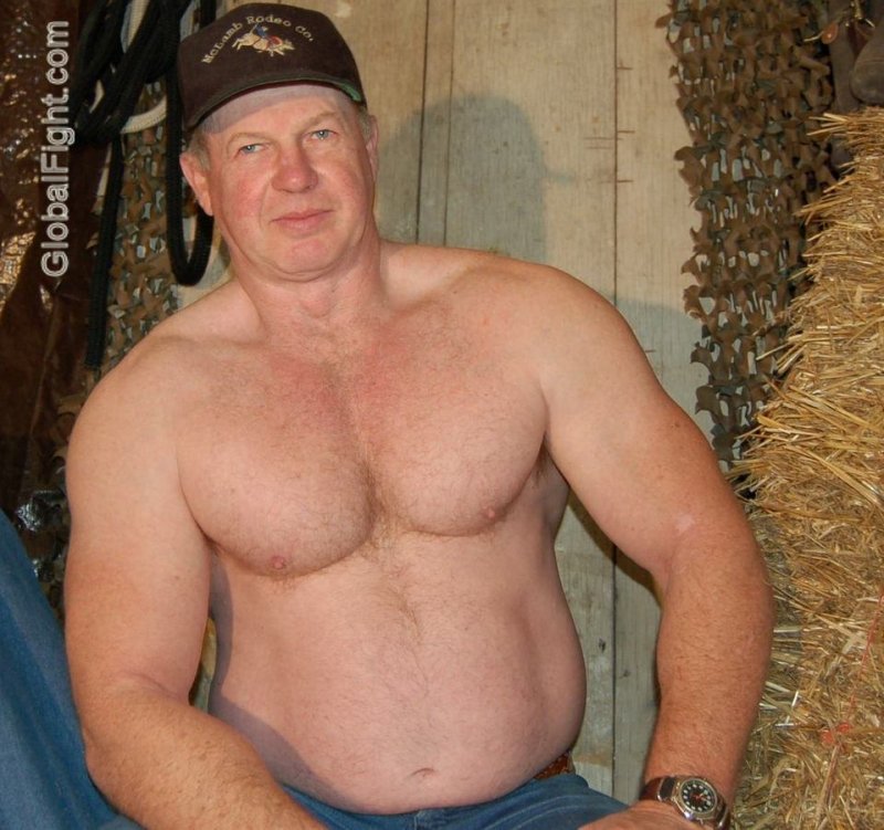 cowboy daddy bear mean stern looking angry hairychest.jpg