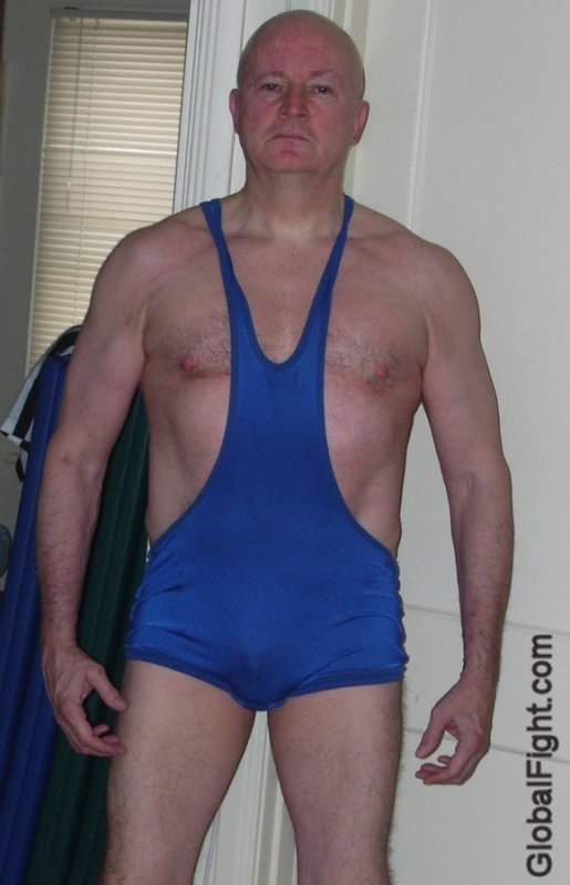 hot older athletic man wearing wrestling singlet big bulge pecs.jpg