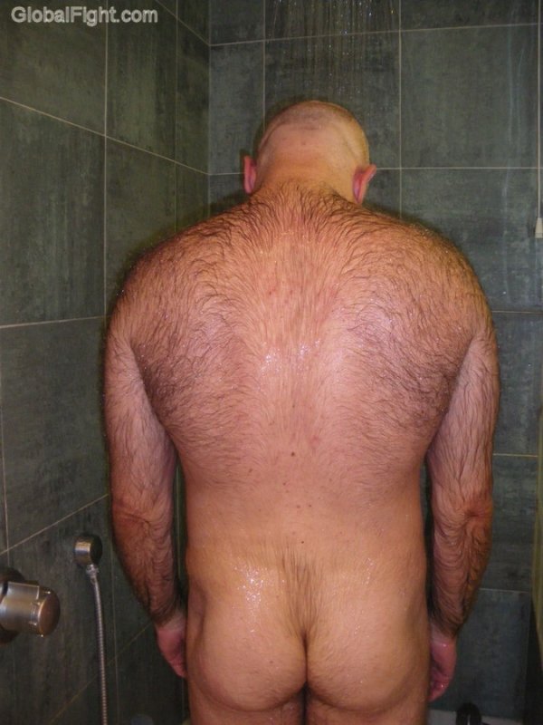 wet very hairy back bear daddy showering.jpg