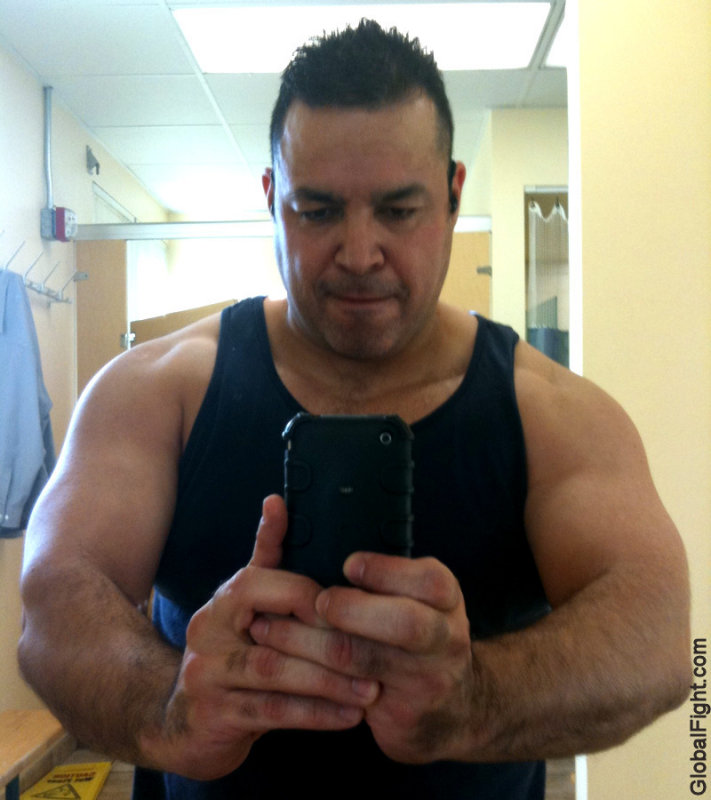 big hispanic daddbears gay club gym mirror self photos.jpg