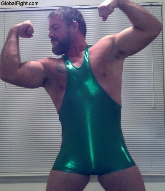 green singlets speedos spandex wrestlers wearing gear.jpg