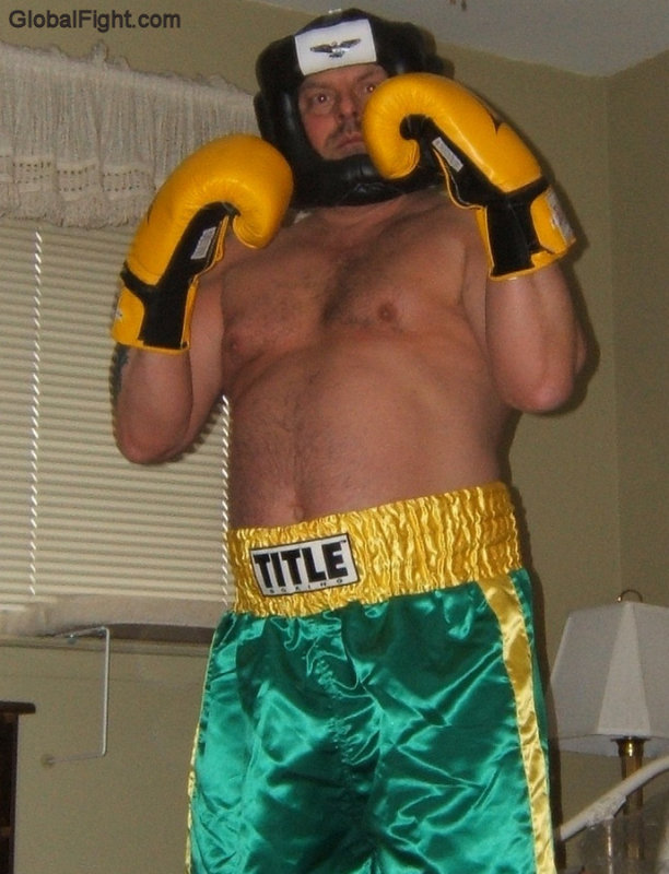 boxer wearing headgear gloves satin trunks gallery.jpg