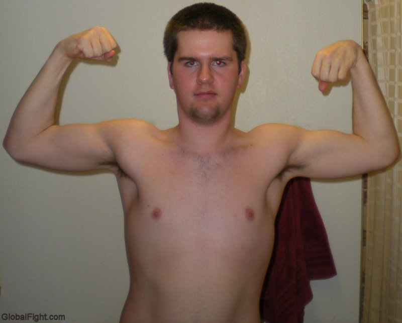 dormroom jocks fighting pictures posing flexing slim body.jpg