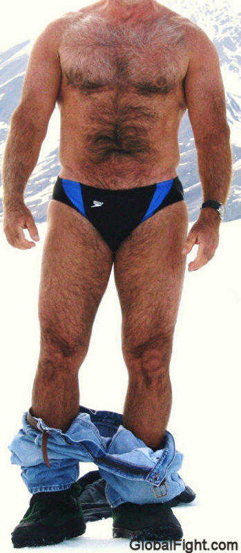 very hairy torso furry man removing pants speedos.jpg