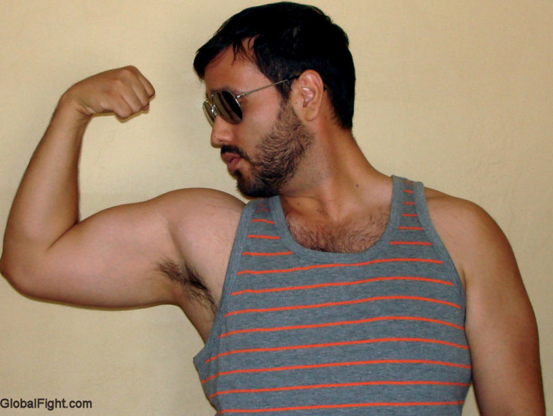 cute hottie bear cub boy showing armpits flexing.jpg