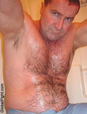 bear sweaty showering hot.jpg