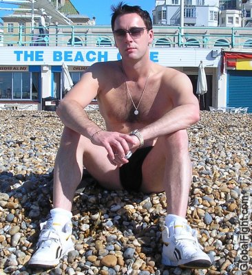 jersey shore men waterfront shirtless beach suntanning.jpg