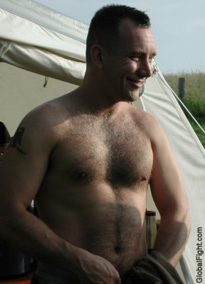 army man latrine barracks shirtless hairy chest.jpg