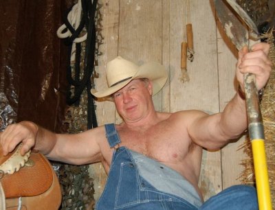 shirtless rodeo cowboy bear coveralls overalls.jpg