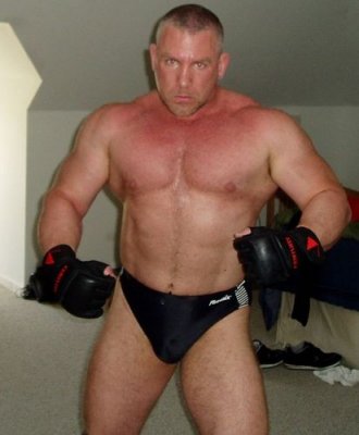 leather man underwear boxer fighting nearly nude.jpg