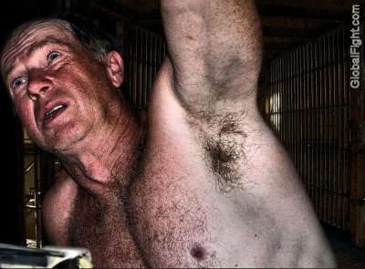 hot hairychest older men working prisoners cleaning.jpg