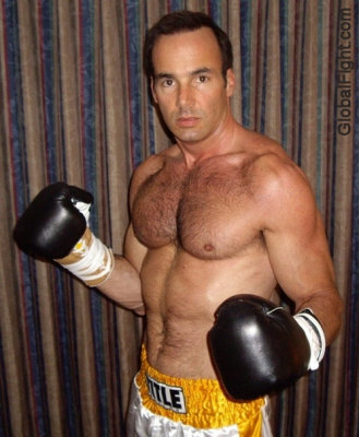 very handsome gay boxer posing gloves hairypecs pics.jpg