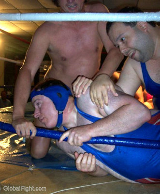 three guys wrestling man having his way with sexy buddies.jpg