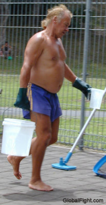 pool man working barefoot men barefeet guys.jpg