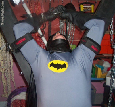 batman gay man captured arms restrained.jpg