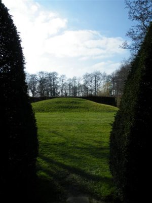 Mound from the knot garden