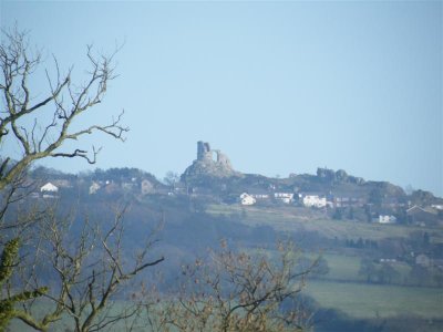 Mow Cop Castle from Little Moreton Hall