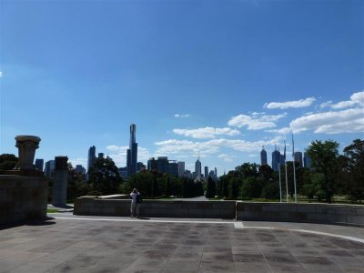 Melbourne City from Shrine of Remembrance