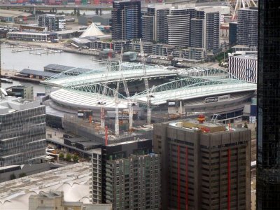 Etihad stadium from the 88th floor, Eureka Skydeck