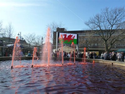 St Davids Day celebrations, Castle Square